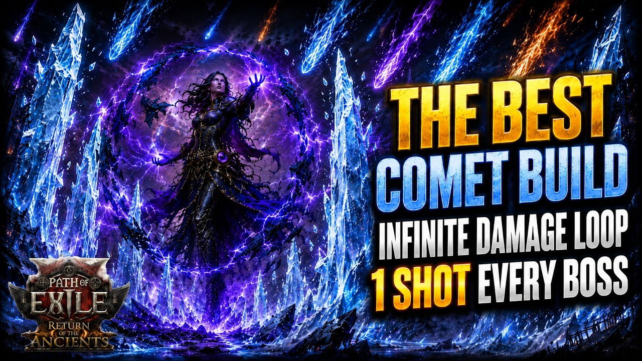 PoE 2 0.5 Stormweaver Spark COC Comet - NEW INSANE Infinite damage/recovery LOOP 200% Deli Maps
