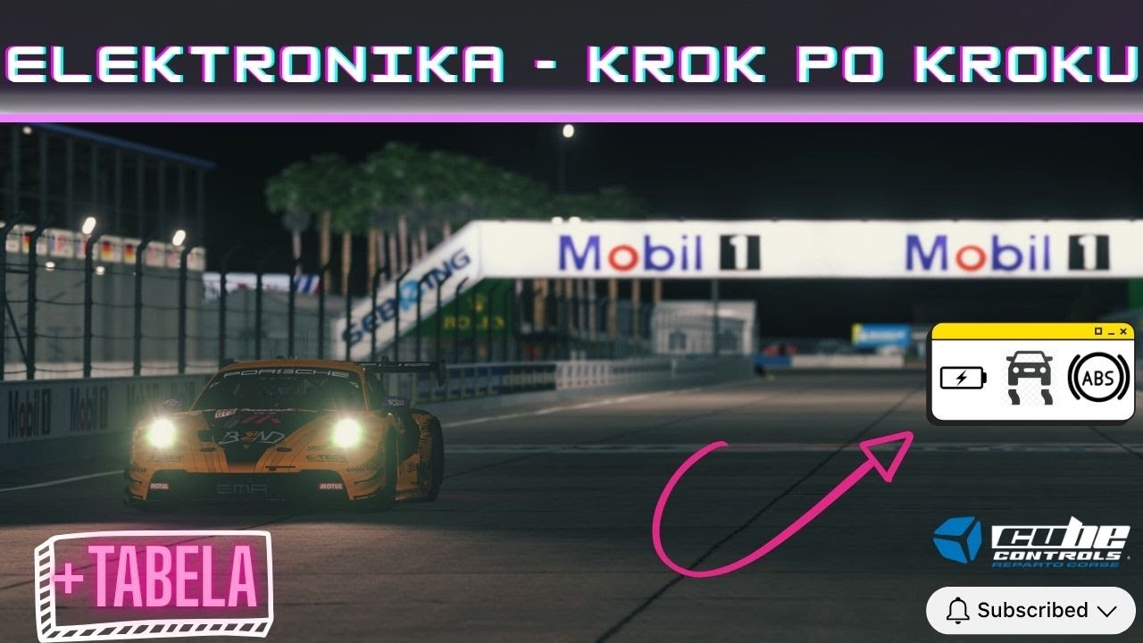 Le Mans Ultimate - PODSTAWY (TC, ABS, WIRTUALNA ENERGIA) - Poradnik + ARKUSZ