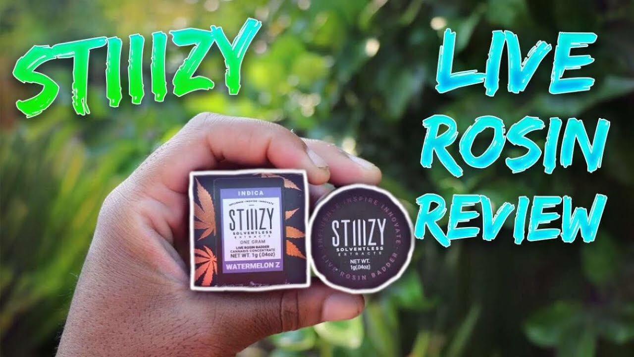 Stoner Vlog: Stiiizy Live Rosin Badder Watermelon Z