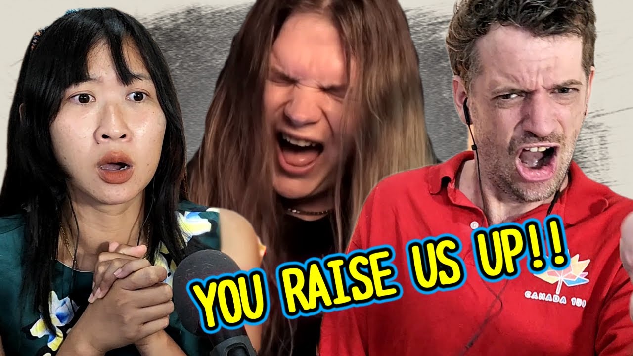 Our FIRST Reaction to TOMMY JOHANSSON - You Raise Me Up (1 Octave Challenge)