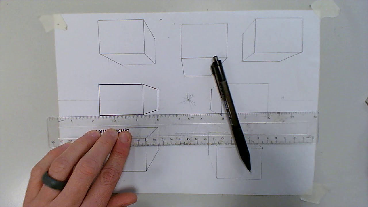 Single Point Perspective Cuboids Part 2