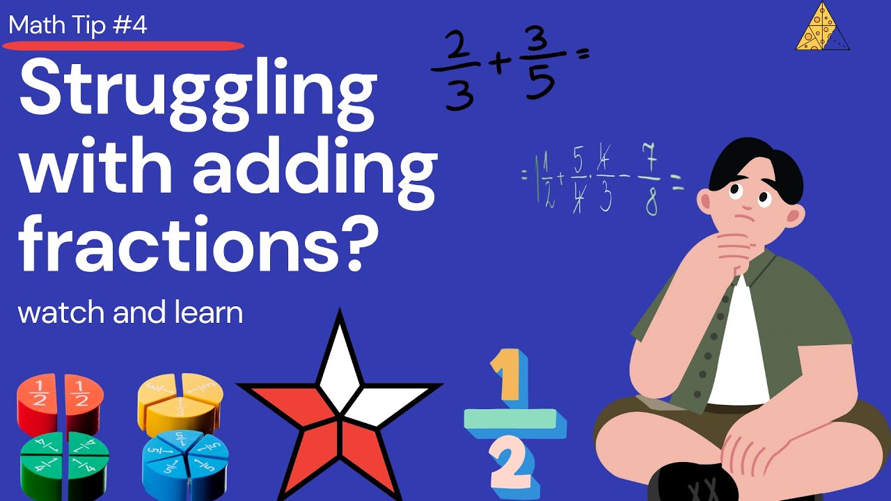 Adding Fractions FAST! Same & Different Denominators Explained