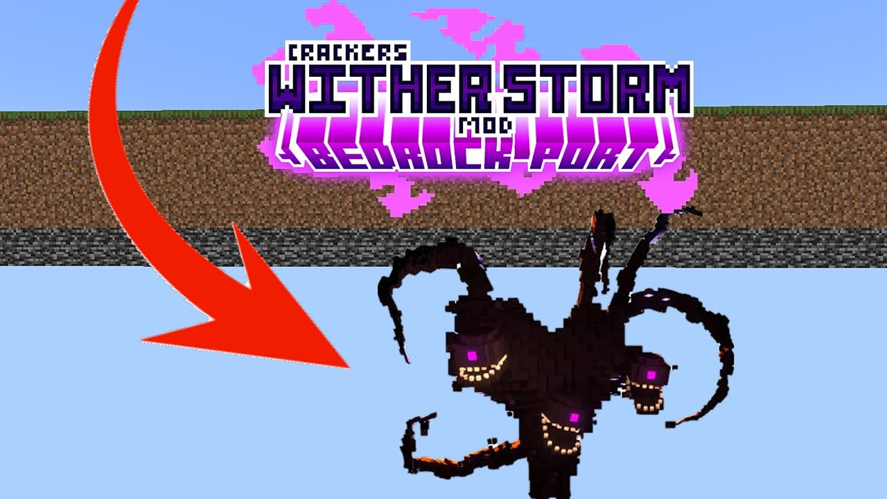 What Happens If We Create Wither Storm Under the World? [MCPE/MCBE]