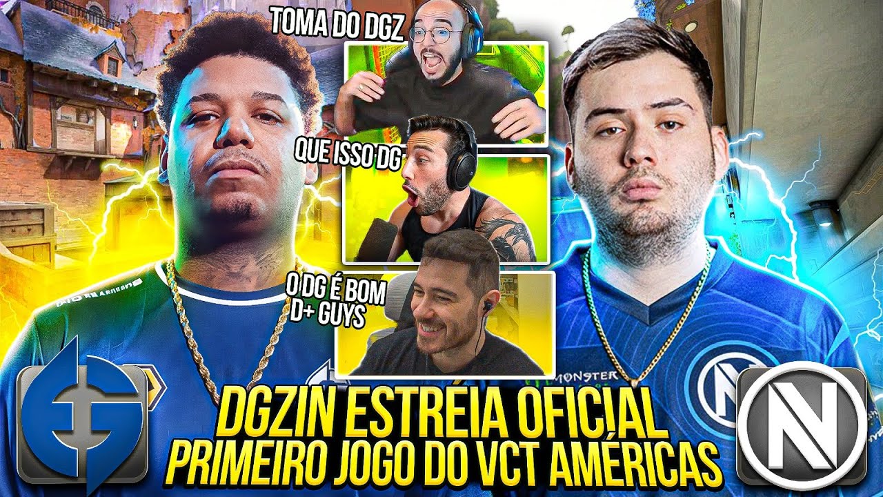 DGZIN ESTREIA PELA EG, e STREAMERS JA FICAM IMPRESSIONADOS com O CONFRONTO! EG x ENVY
