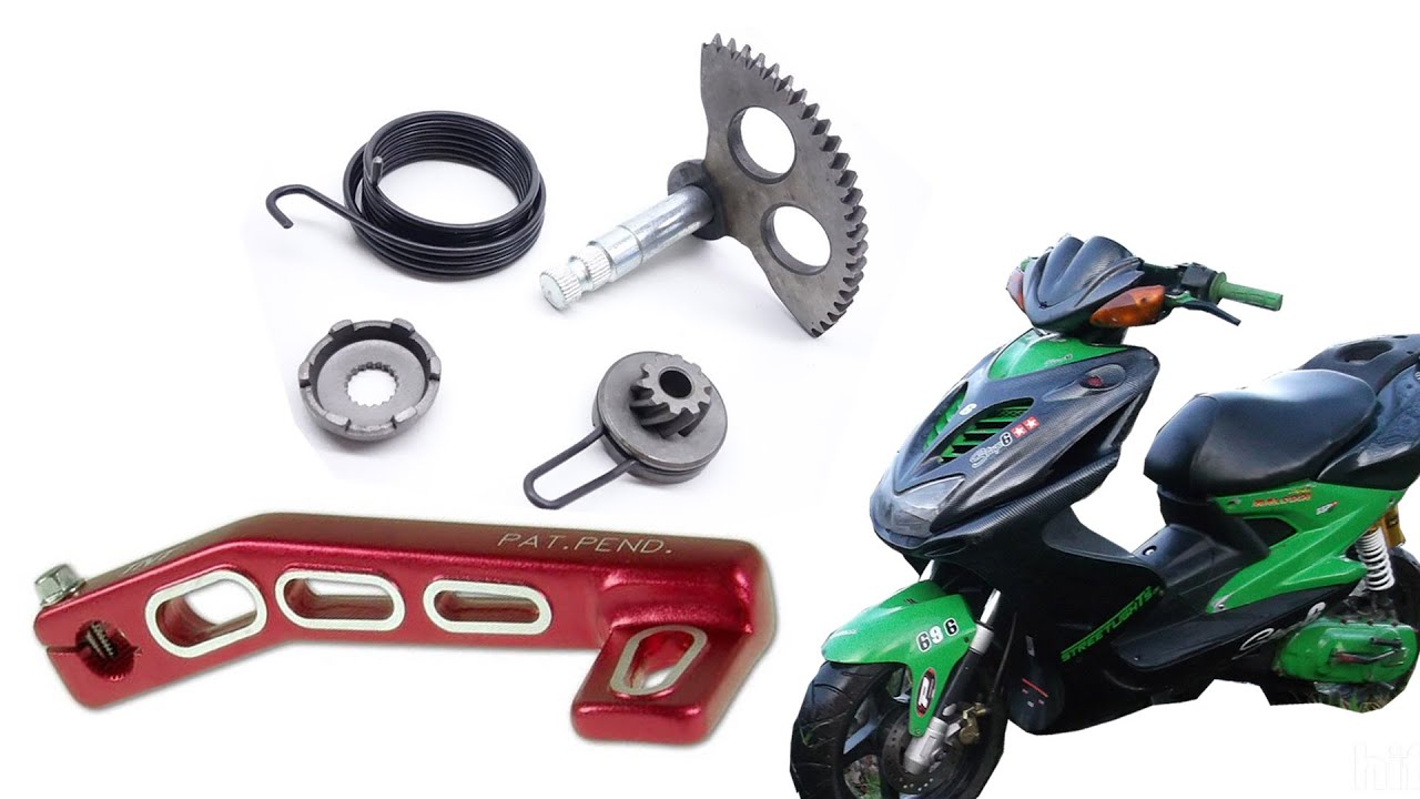 StreetRox Reparatur 2 Neuer Kickstarter ( An Welle Verschweißt ? ) Aerox Nitro Strory