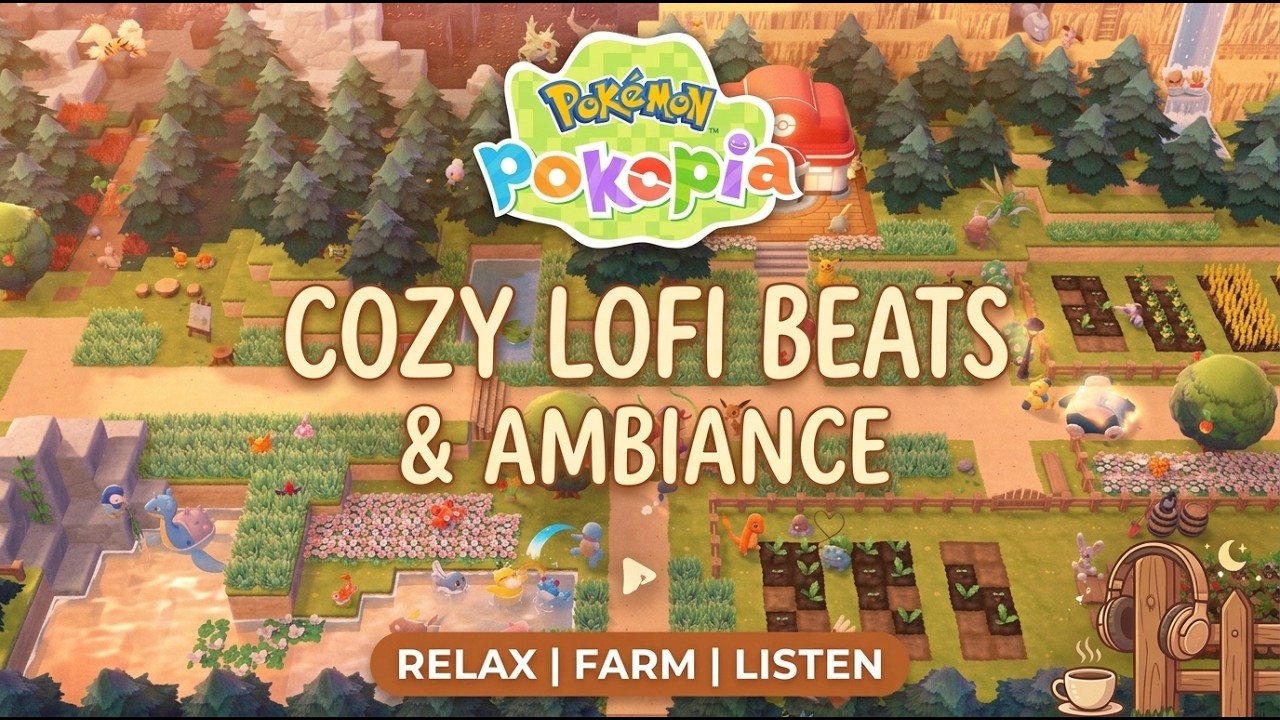Pokemon Pokopia Lofi 🌿 Cozy Beats to Play/Study To