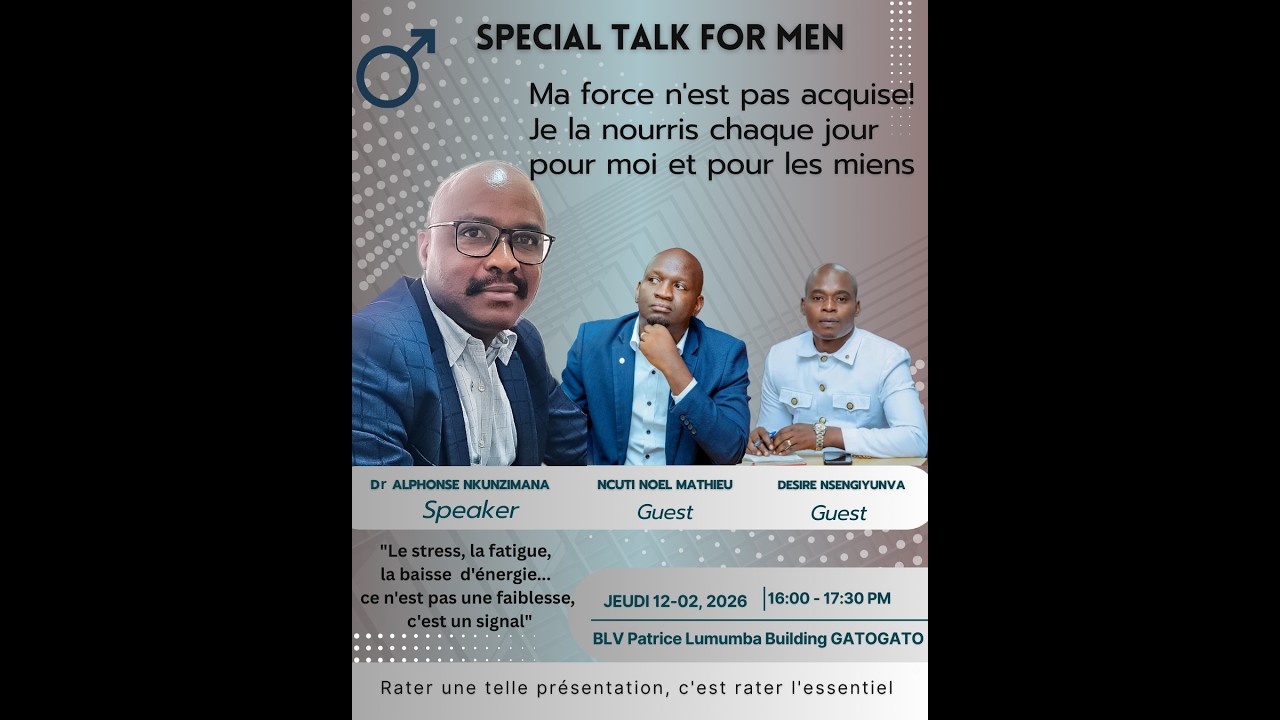 SPECIAL TALK SHOW FOR MEN (BUNGABUNGA IMOTERI YAWE)2026-02-12 By Dr Alphonse NKUNZIMANA