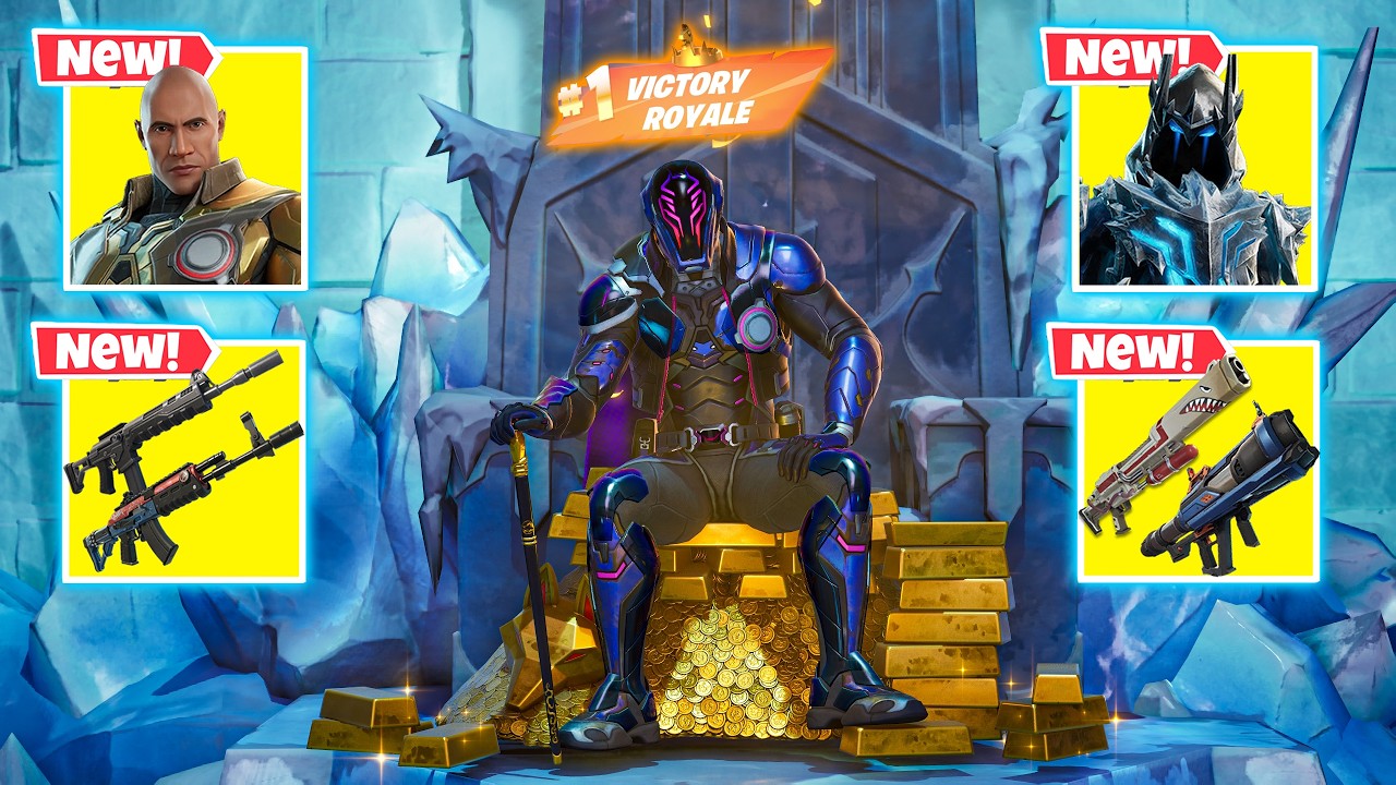 THE FOUNDATION vs ALL NEW BOSSES & NEW!! MYTHIC'S CHALLENGE ( NEW! Fortnite Chapter 7 Season 2 )