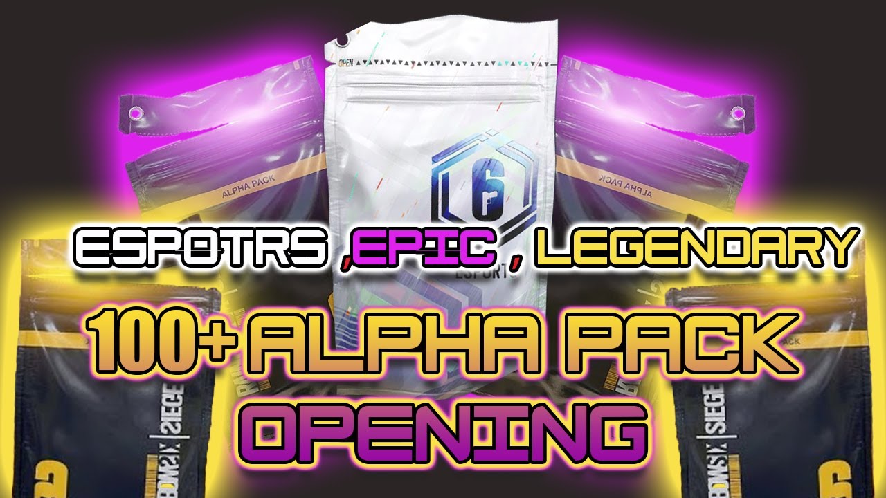 *ESPORTS, EPIC, LEGENDARY PACKS* 100+ Alpha Pack Opening (1k Subscriber Special)- Rainbow Six Siege
