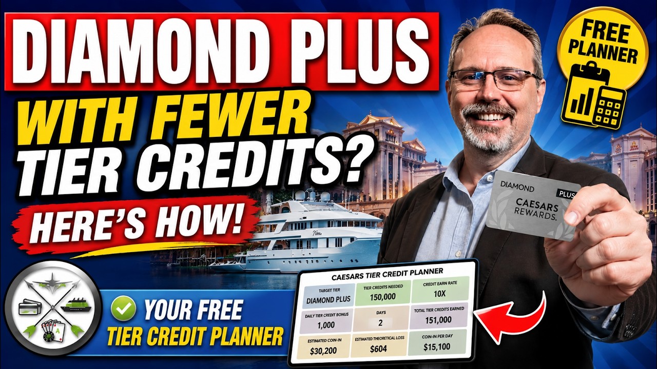Caesars Diamond in a Day Strategy | FREE Tier Credit Planner & Calculator