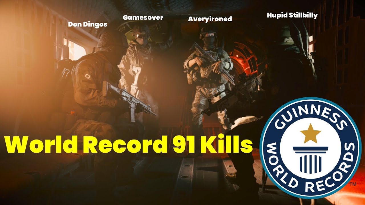 Battlefield Redsec World Record 91 Kill Win