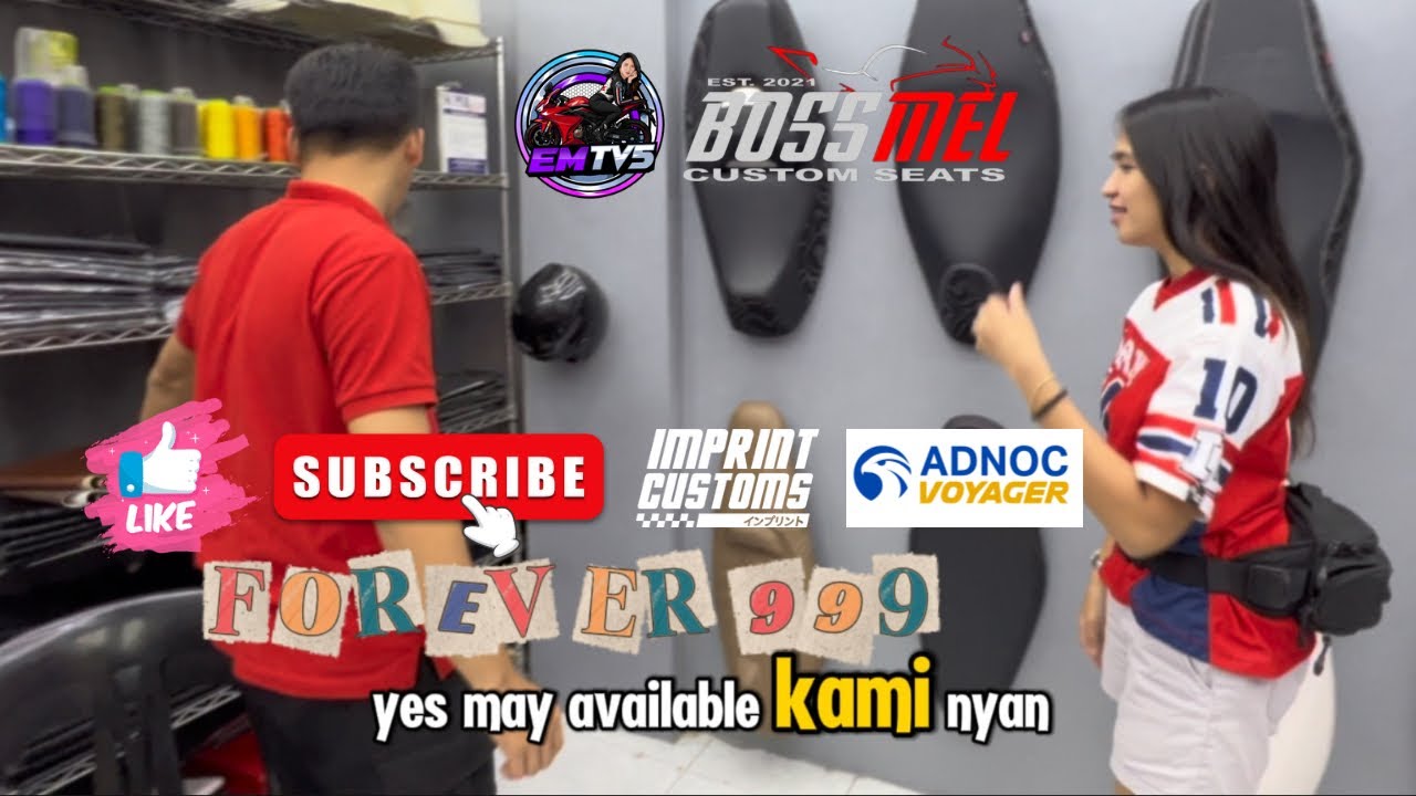 Bagong upgrade sa Aerox V3 SP! Kailangan ba??? #emtv5 #imprintcustoms #bossmelcustomseats #adnoc