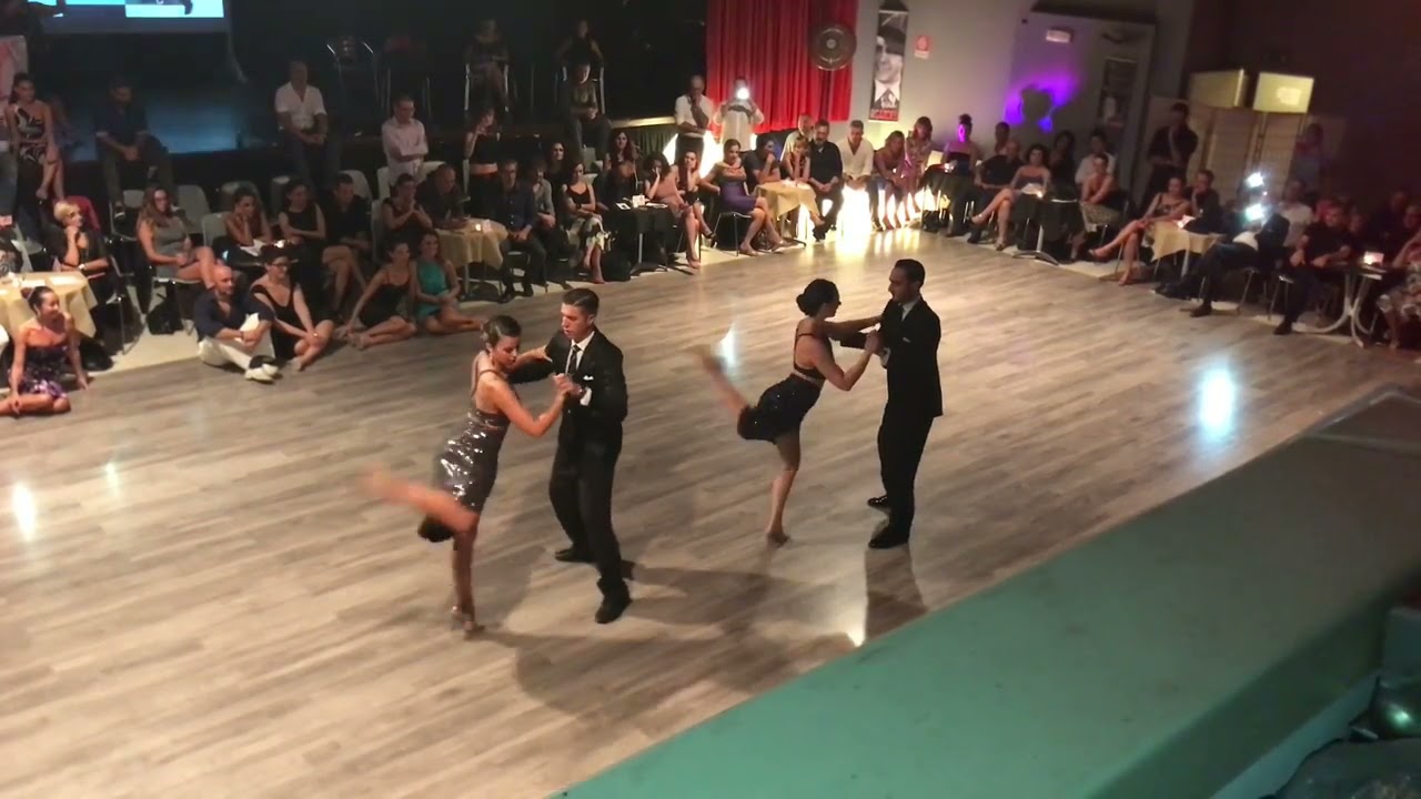 El Hurac&aacute;n - Bailan Fausto Carpino y Stephanie Fesneau & Claudio Forte y Barbara Carpino