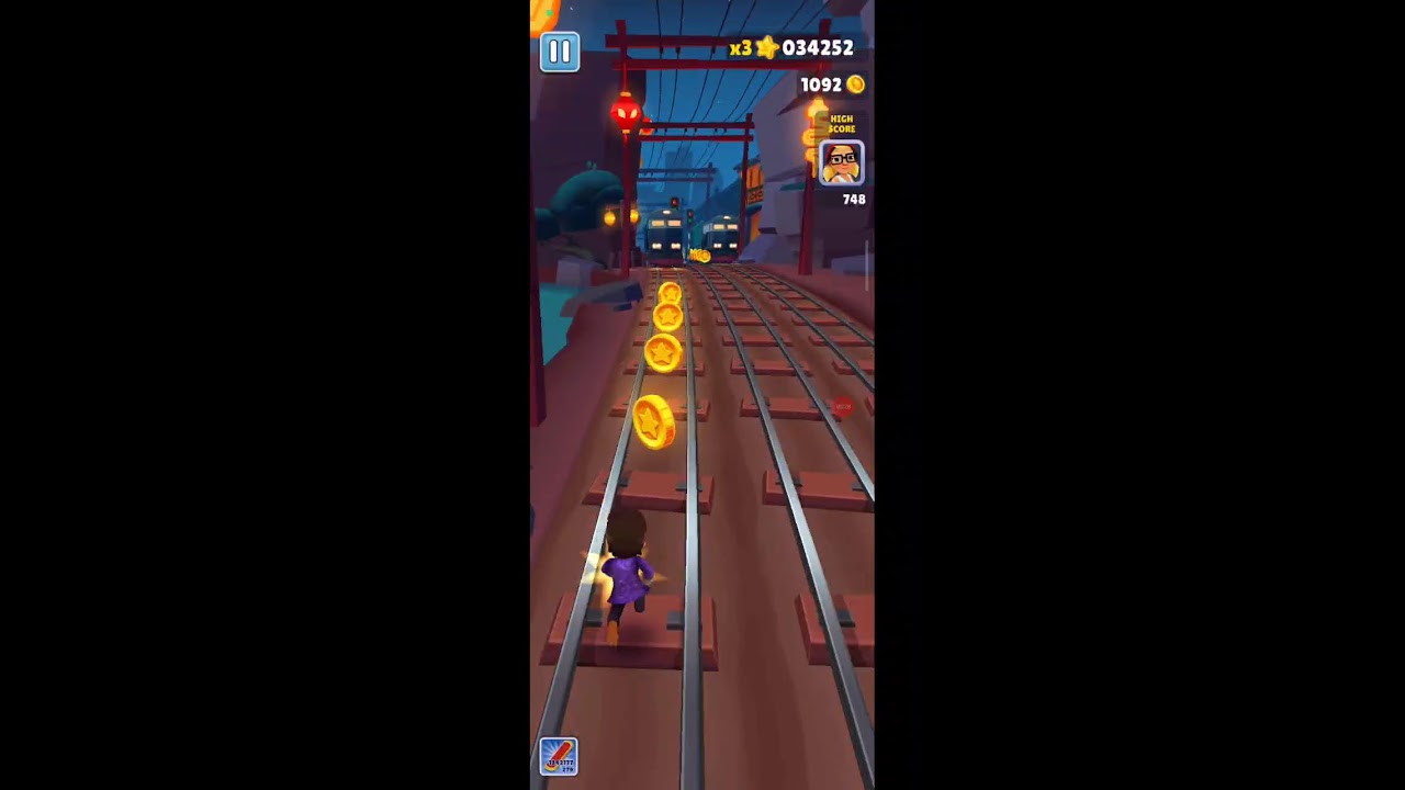 Impossible hunter assassin levels Achieved #subwaysurfers  #shortlive #shorts  #gaming