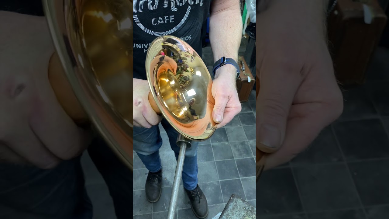 Removing a large crease in bell