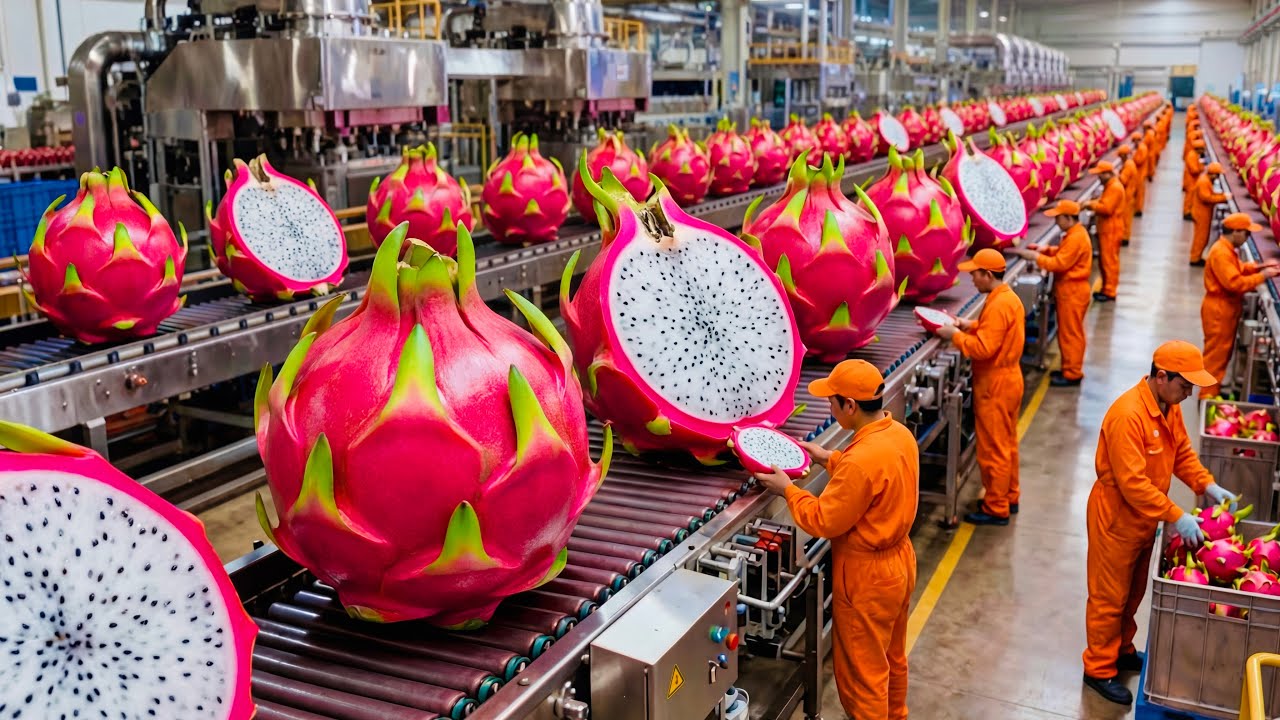 Inside the World's Most Expensive Dragon Fruit Factory! 🐉🔥