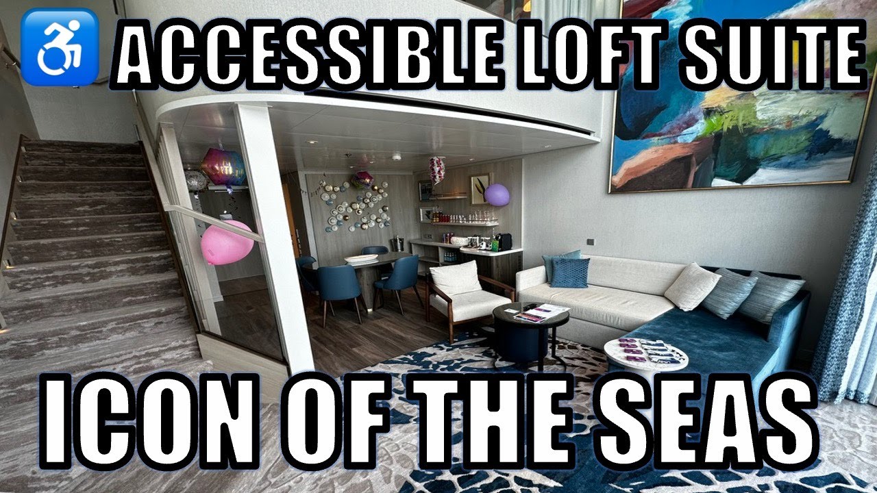Icon of the Seas | Экскурсия по доступному люксу Icon Loft Suite | Royal Caribbean 2024 |