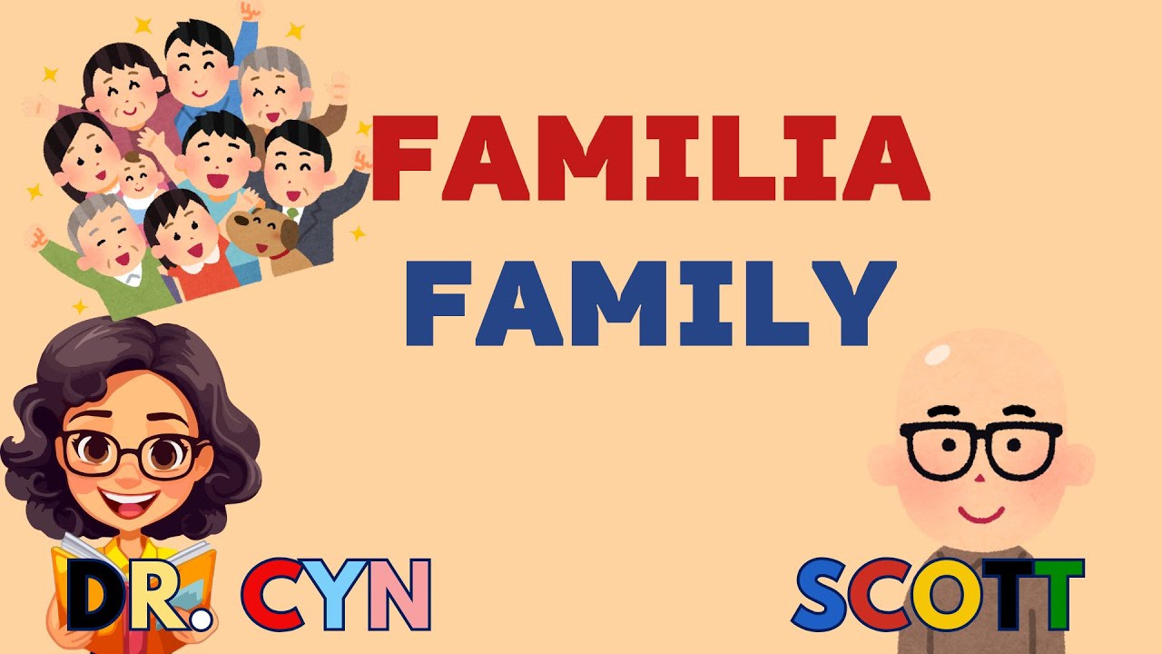 APRENDE LOS MIEMBROS DE LA FAMILIA EN INGLÉS Y ESPAÑOL EN MENOS DE 4 MINUTOS