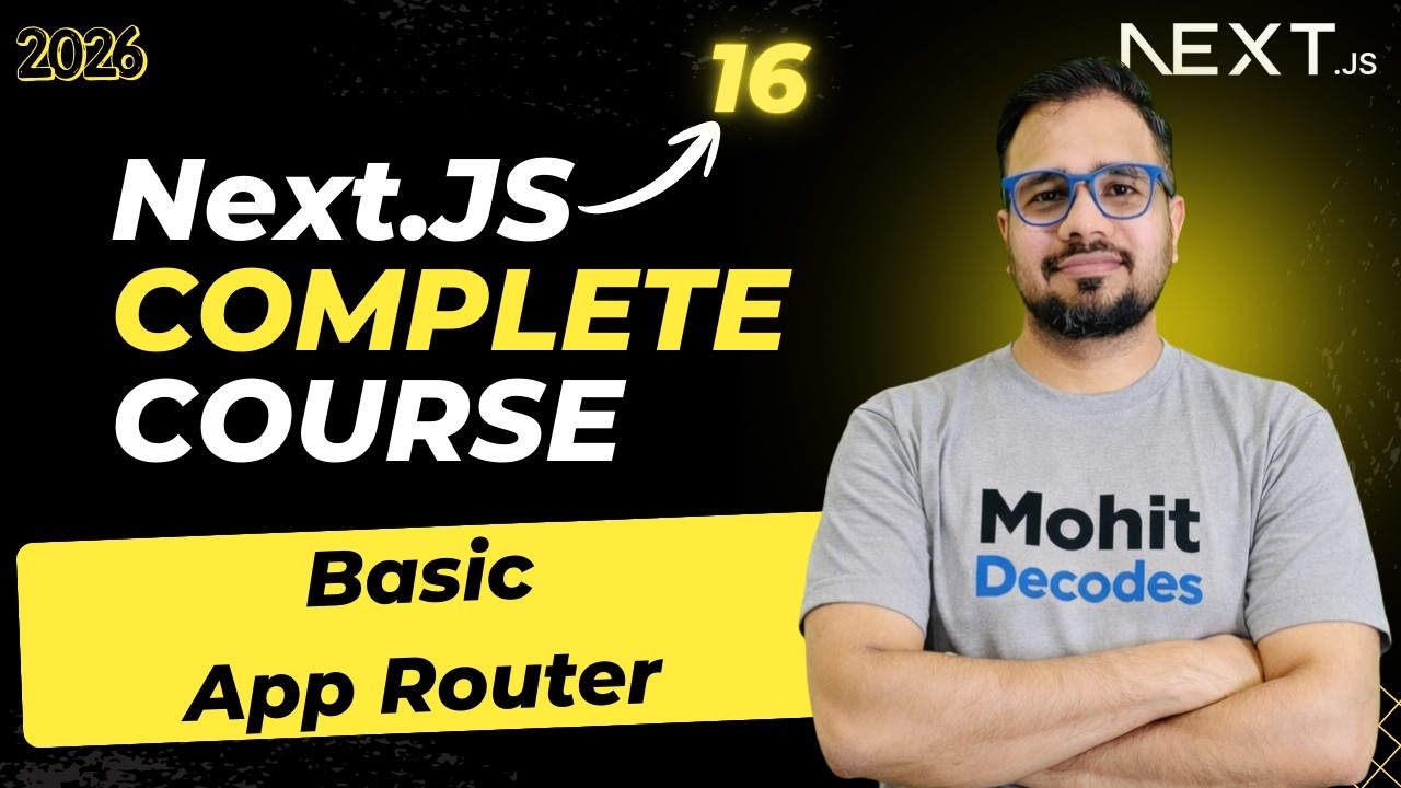 NextJS Tutorial #8 - App Router | Create Routes