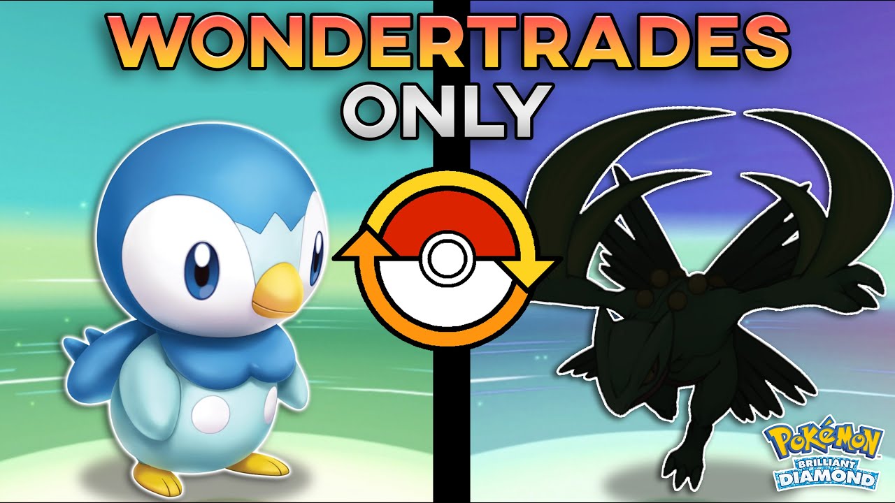 Can Wondertraded Pokemon Beat Pokemon Brilliant Diamond?! (Hardcore Nuzlocke)