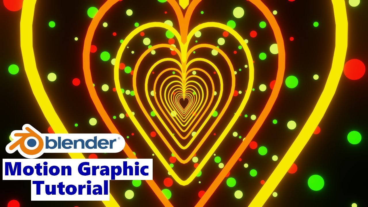 Motion graphic tutorial for Beginner - Blender 3.1, Blender 3.2