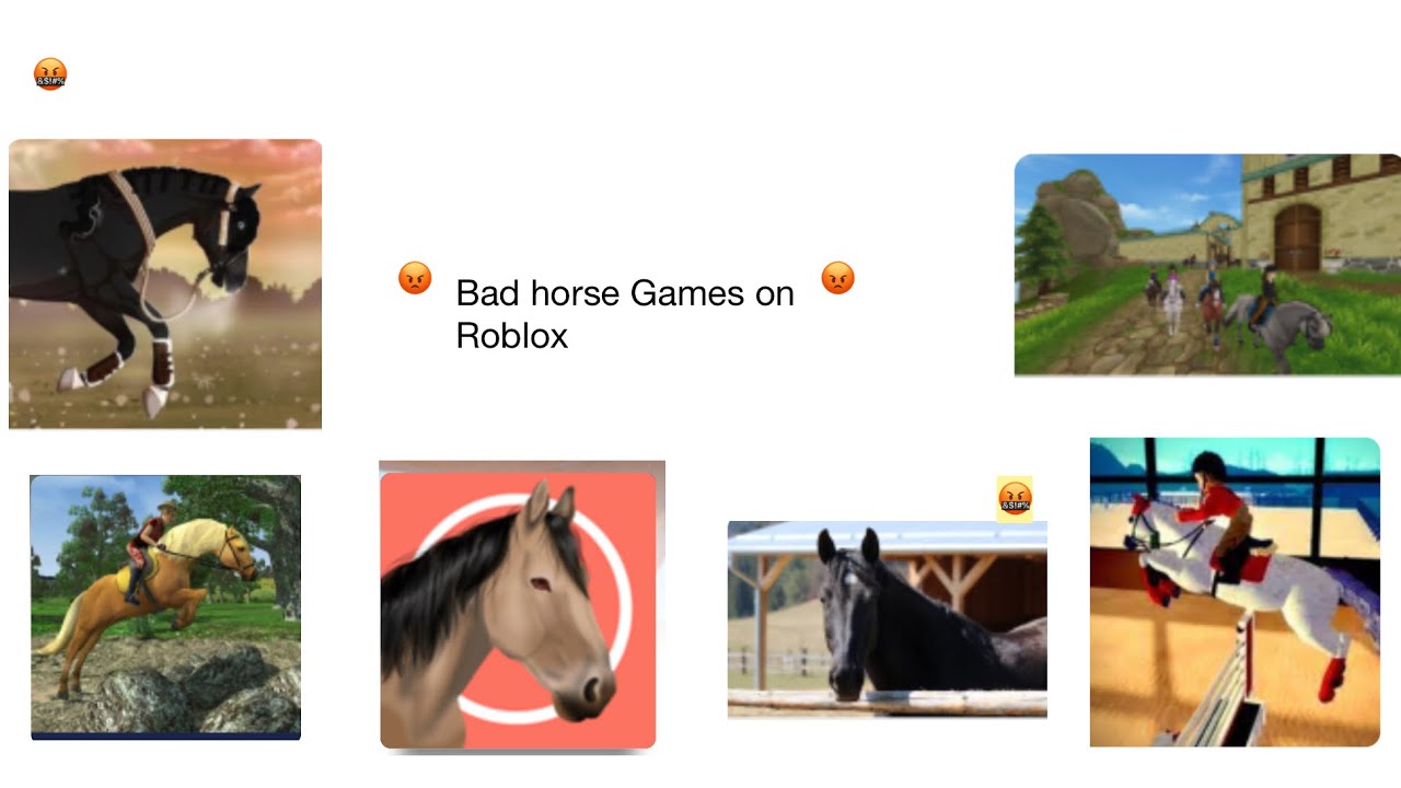Trying out these bad horse games on #roblox really bad never play them