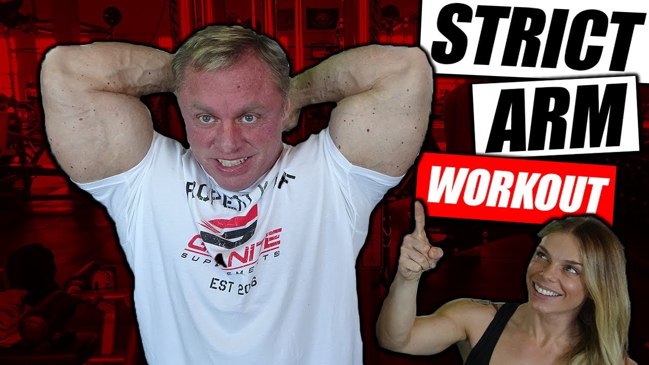 Strict Arm Workout | John Meadows & Vegan Girl Gone Green