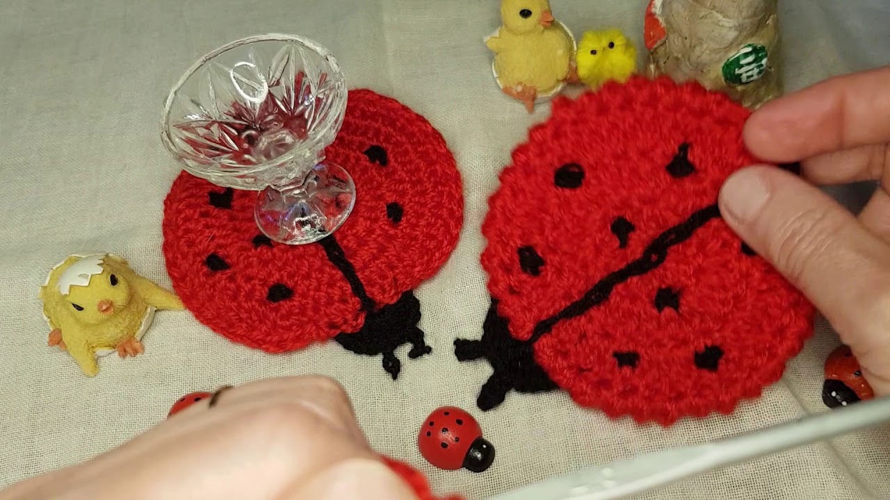 πλέξιμο με βελονάκι πασχαλίτσα - knitting with the crochet hook love Bug