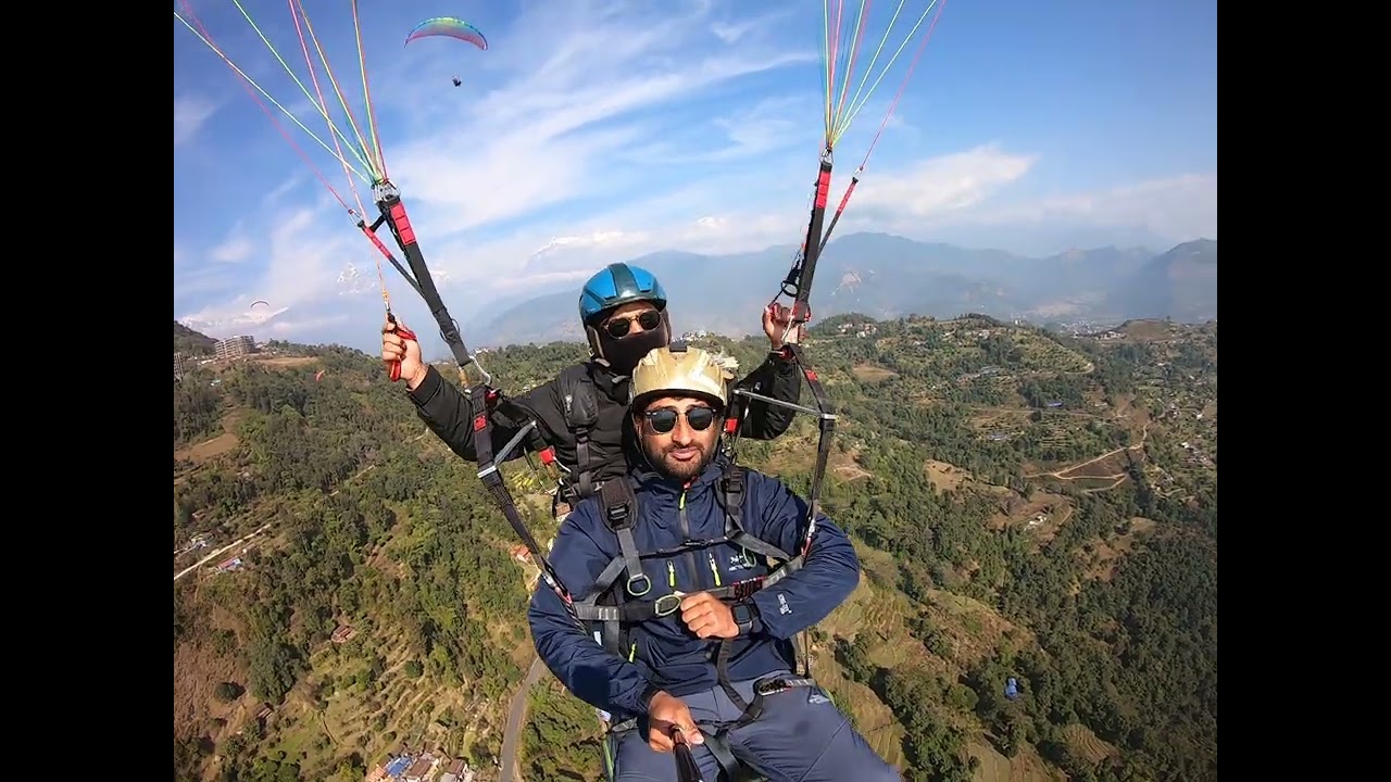 Paragliding in pokhara