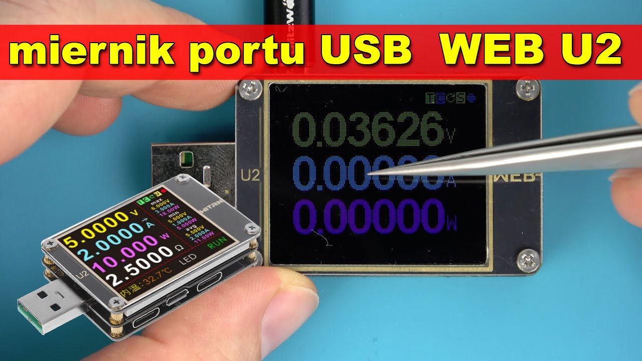 WEB-U2 miernik portu USB - ogólna prezentacja
