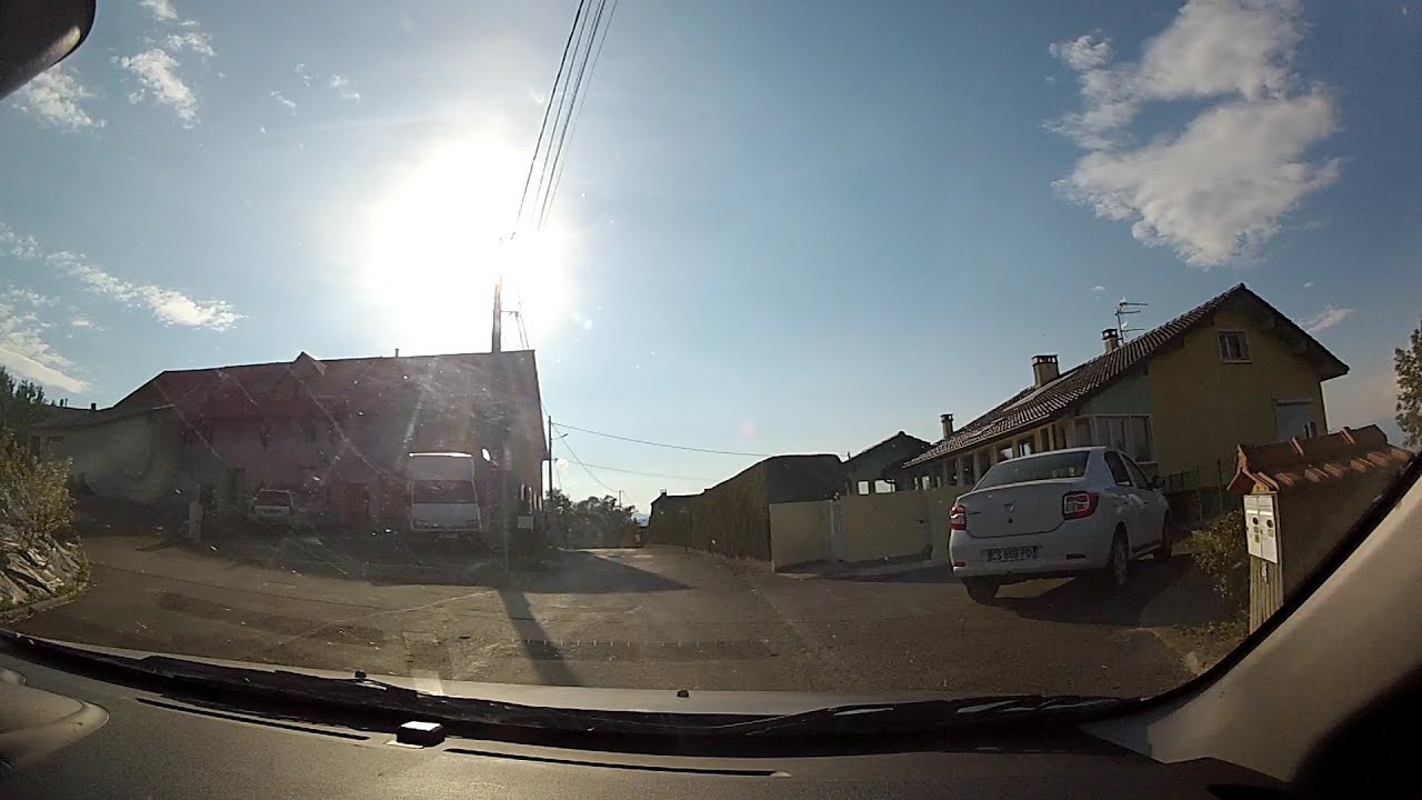 Route des H&ocirc;teliers, Pr&eacute;silly, Haute-Savoie (Upper Savoy), France &ndash; onboard camera