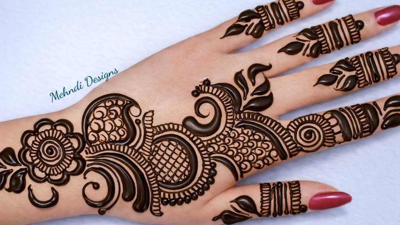 Arabic Mehndi Designs | Stylish Mehandi Design | Mehndi Design Simple