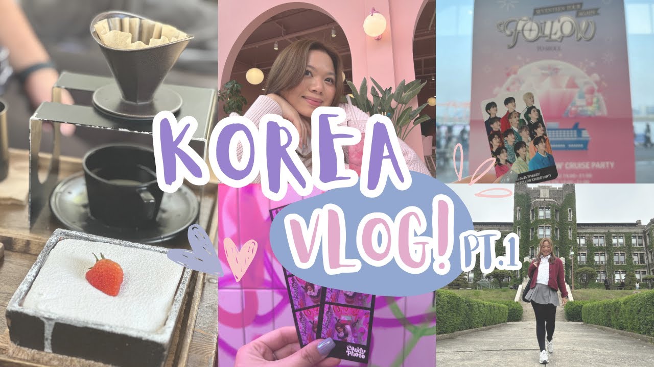 Korea Vlog: MBC Studio Tour, Ikseondong, Kdrama Filming Location, Astro JinJin, SVT Cruise Party