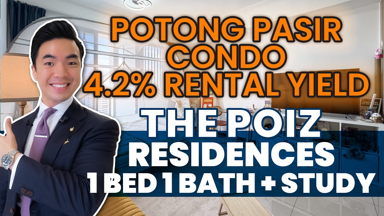 Wycieczka po domu z 1 sypialnią i gabinetem w Poiz Residences | PONIŻEJ 900 000 $ w MRT?! | Kwate...
