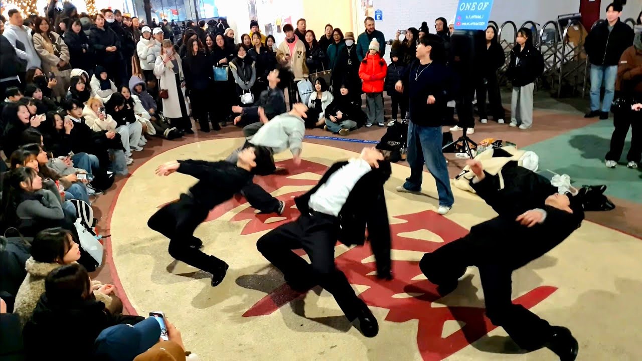 [STREET ARTIST] ONE OF. WITH AUDIENCE. INTERACTIVE HONGDAE BUSKING. 250126.