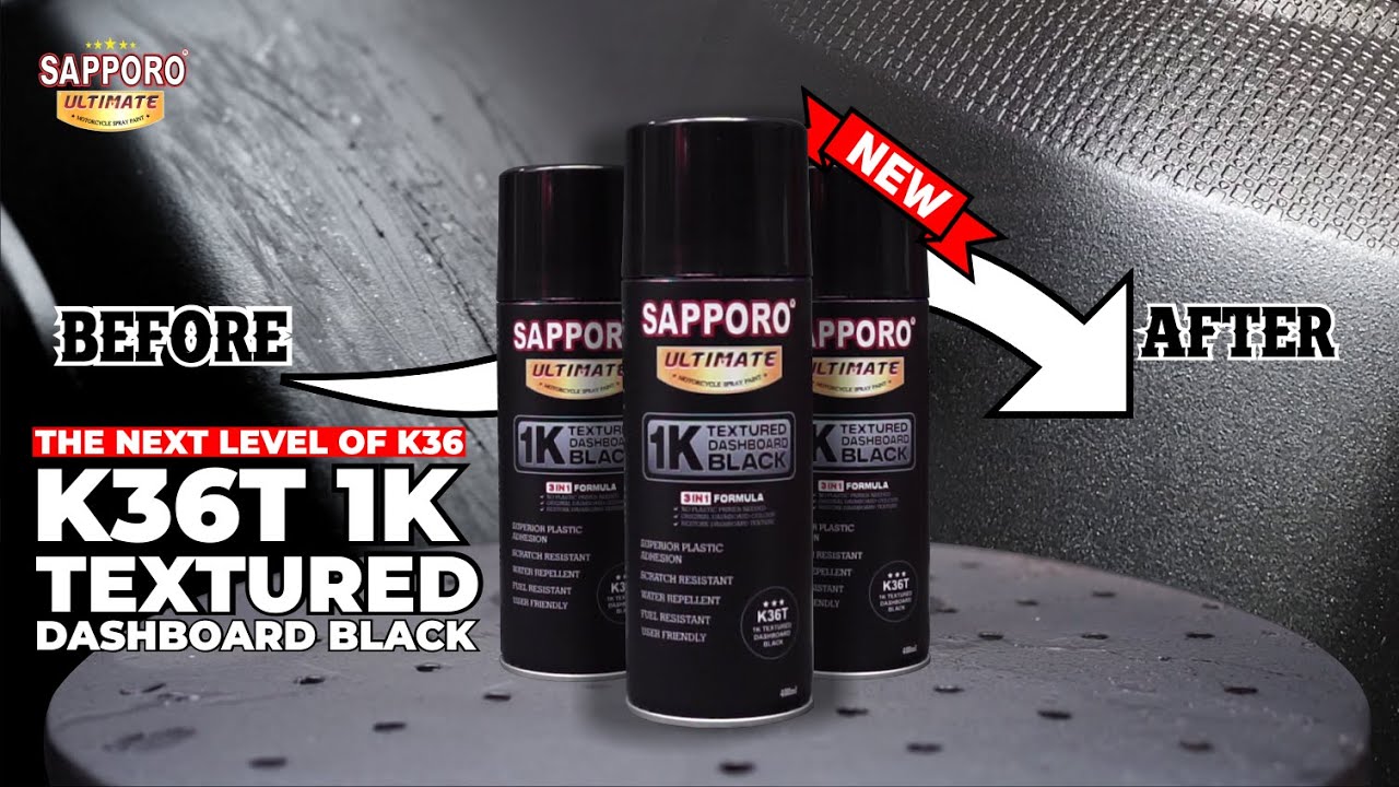 NEW!!! K36T 1K TEXTURED DASHBOARD BLACK | SAPPORO ULTIMATE