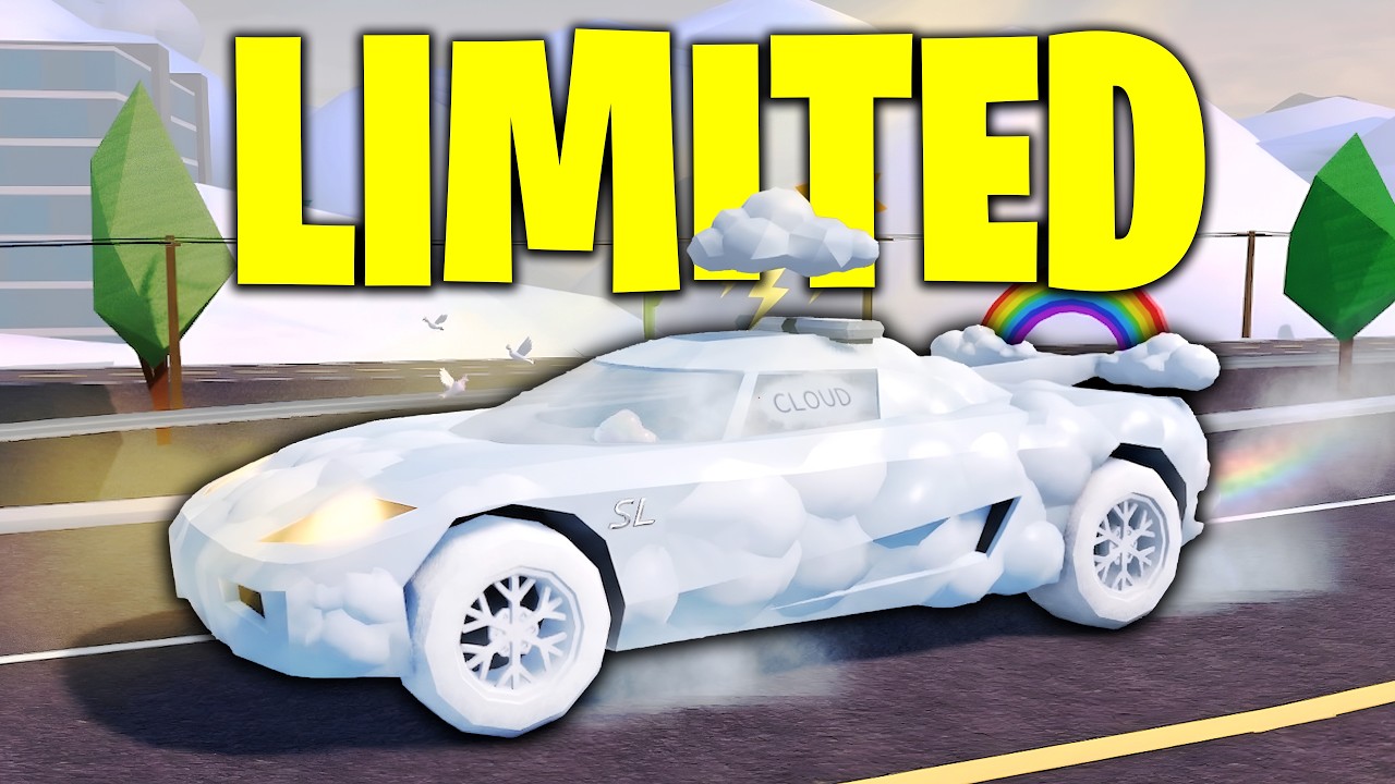 This LIMITED Roblox Jailbreak Cloud Car is INSANE...