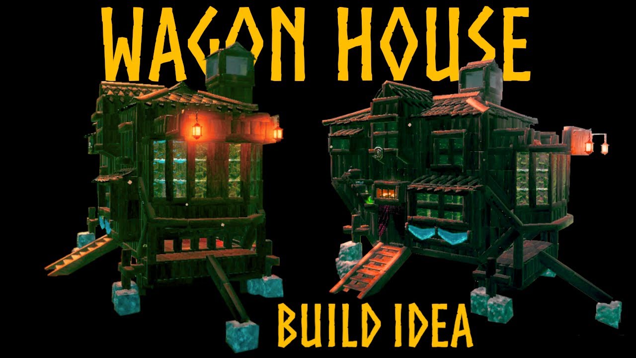 Valheim Wagon House Build Showcase *warning* COZY
