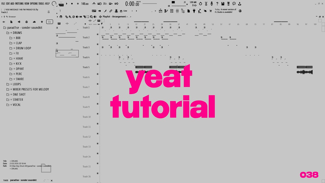HOW TO MAKE A DANGEROUS LYFE TYPE BEAT FOR YEAT | fl studio tutorial