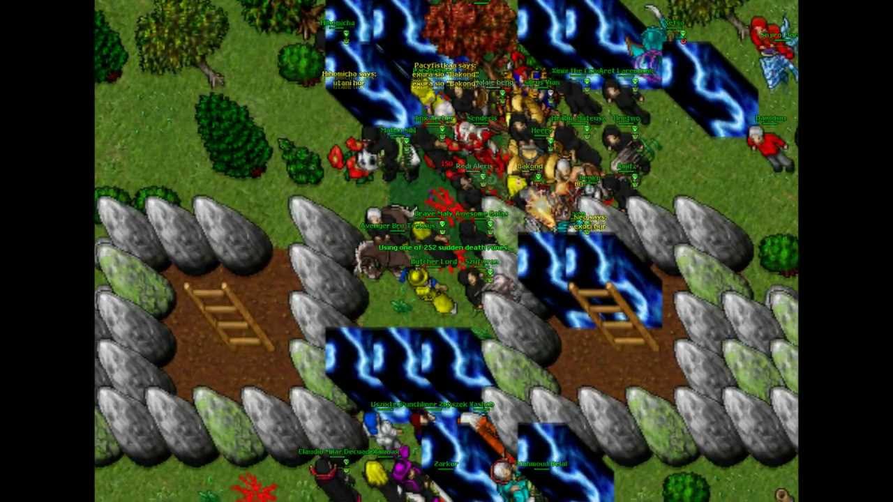 Tibia Nebula WAR 2012 Illuminatus VS Bo Zabraklo Nutelli and Ventrilo records [HD]