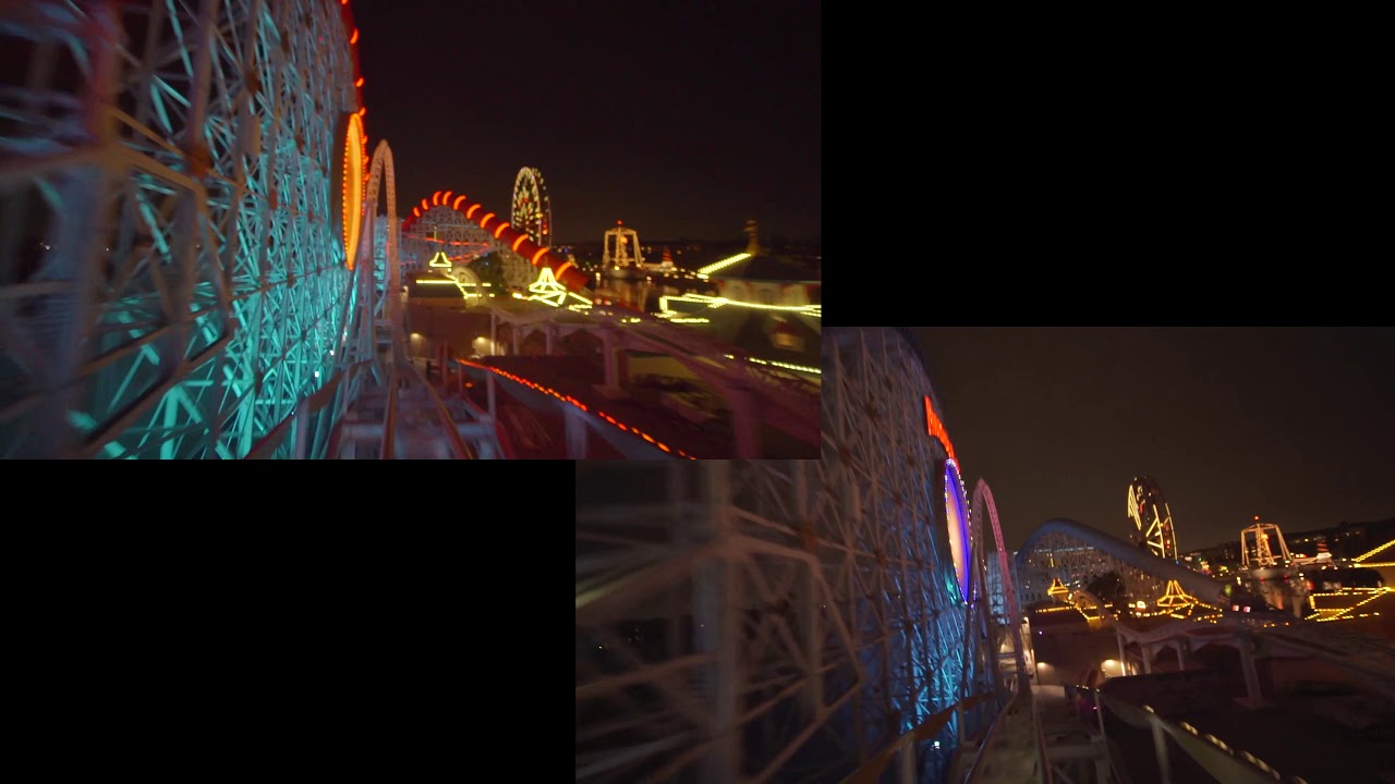 [Old vs. New] Incredicoaster vs California Screamin' Night Time POV Comparision!