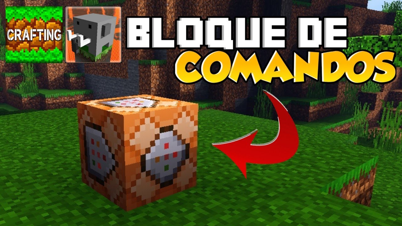 Como tener un Bloque de Comando en Crafting and building y Craftsman