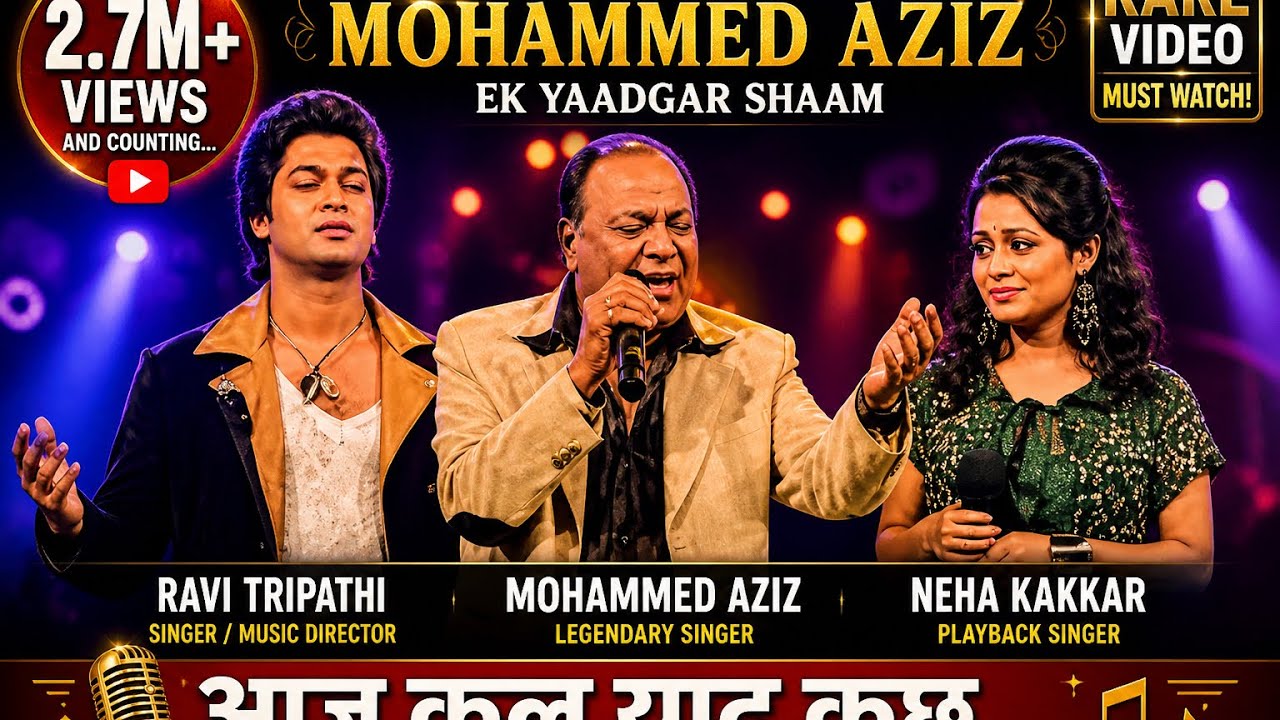 Mohammad Aziz -Tribute | AAJ KAL YAAD KUCH AUR REHTA NAHI | Neha Kakkar | Ravi tripathi