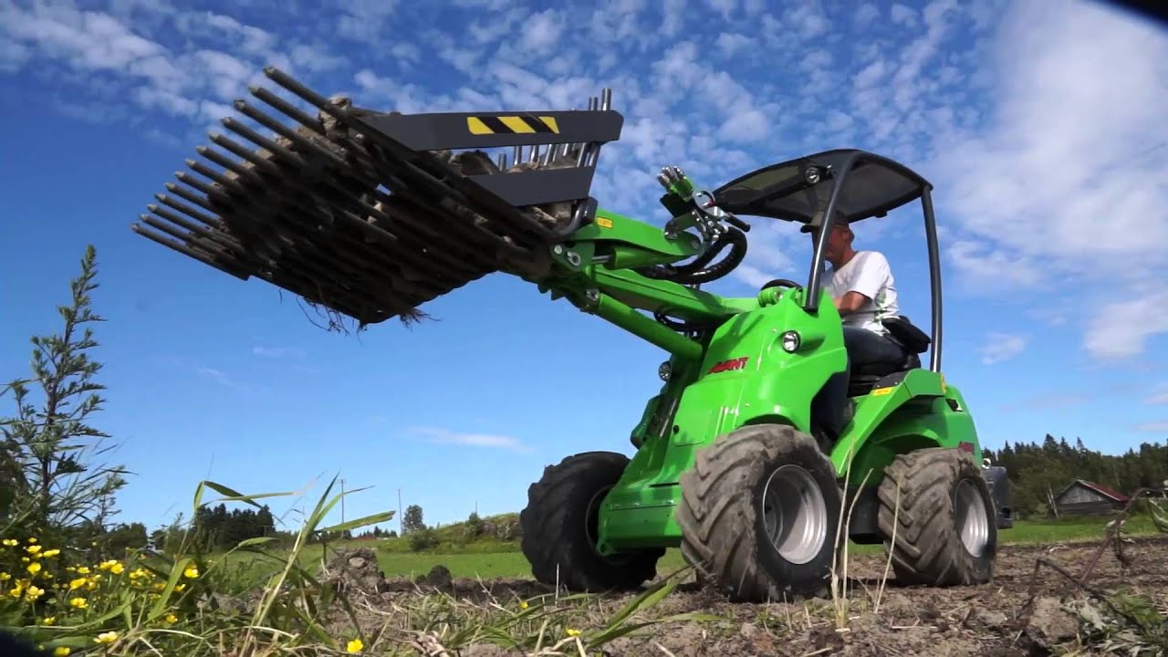 Avant kniklader landbouw
