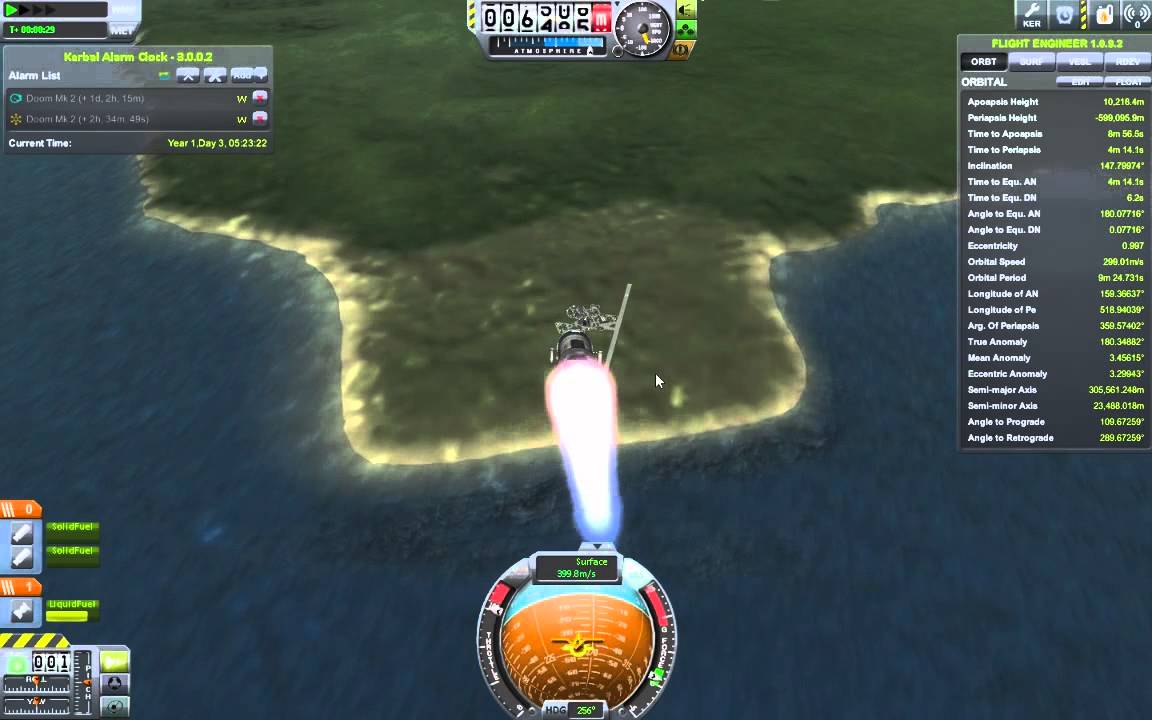 Kerbal Space Program 0.25 - Missile vs. Tracking Center