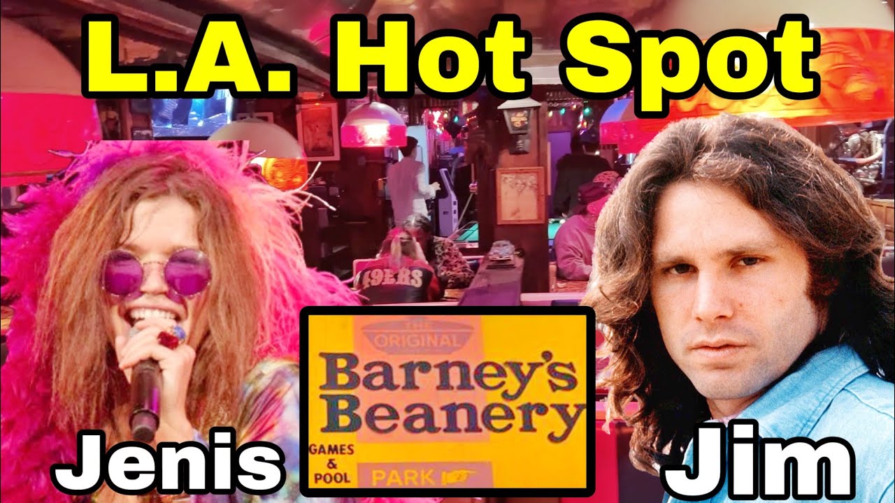 L.A.'s Hotspot Barney's Beanery // Jim Morrison and Janis Joplins hang out in Hollywood