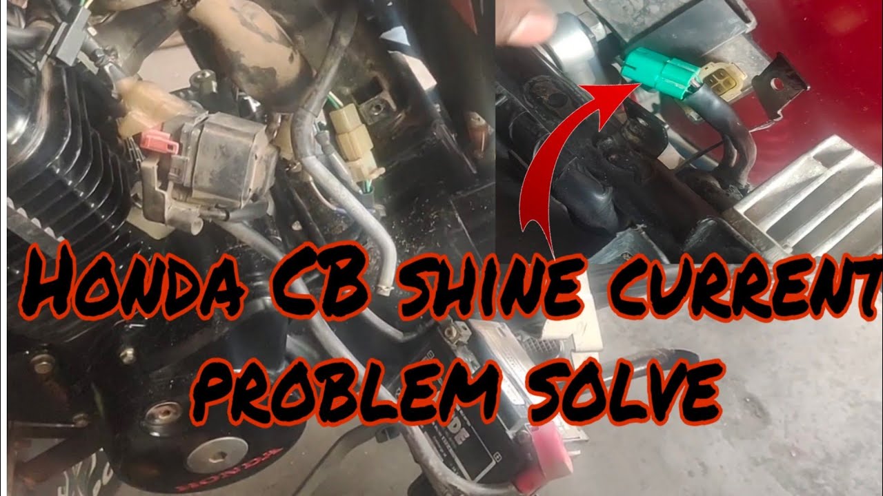 Honda shine current problem solve (all coil checking)