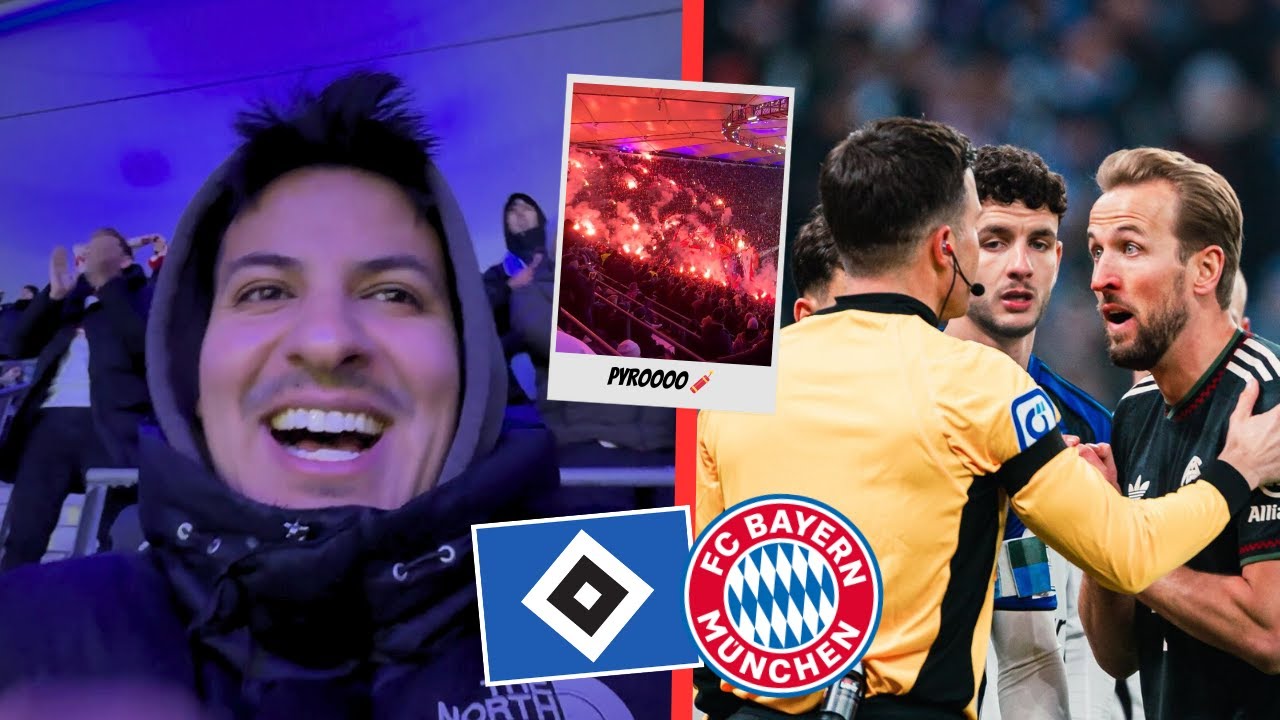 GEILE STIMMUNG, CHOREO & PYRO im VOLKSPARK 🧨😍🔥 | Hamburger SV vs. FC Bayern München | CedrikTV