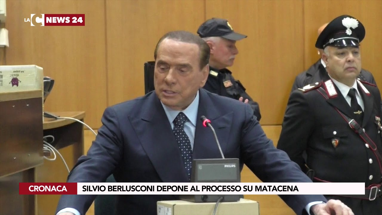 Silvio Berlusconi depone al processo su Matacena