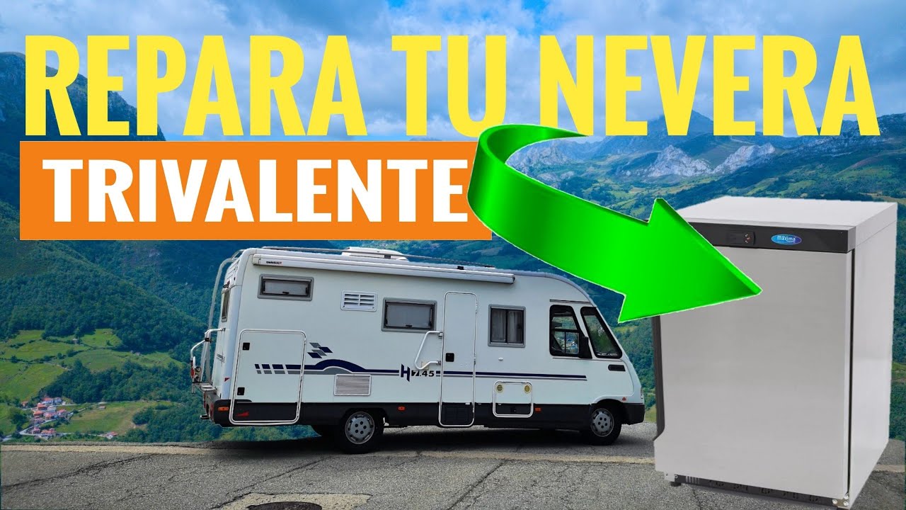 LIMPIEZA CHIMENEA y chiclé, REPARACIÓN FÁCIL de nevera trivalente en AUTOCARAVANAS Y CAMPER